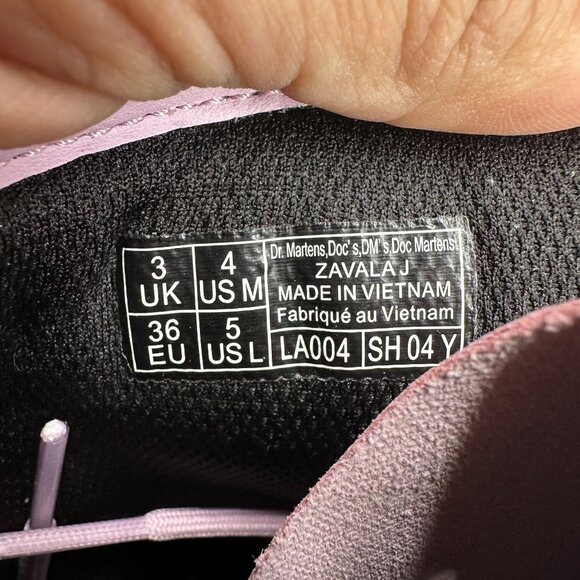 Dr. Marten's Zavala Women's size 5 Pink Combat Boots - Picture 9 of 9